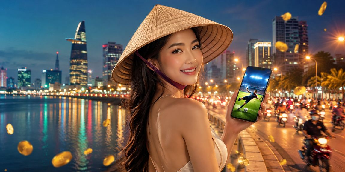 Khung cảnh cá cược thể thao tại Thành phố Hồ Chí Minh với phong cách truyền thống nón lá